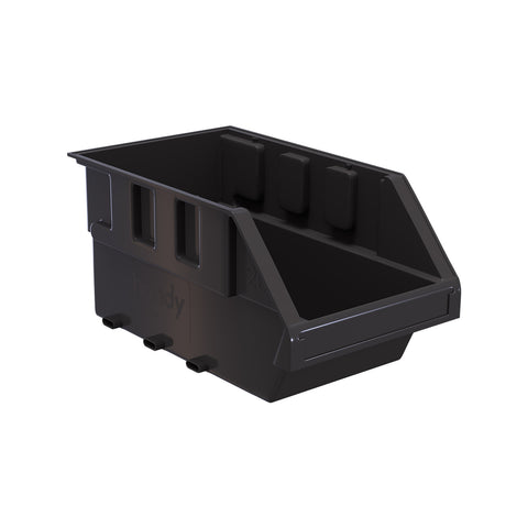 Handy Storage Size 20 Grey Plastic Storage Tote Stackable Nestable