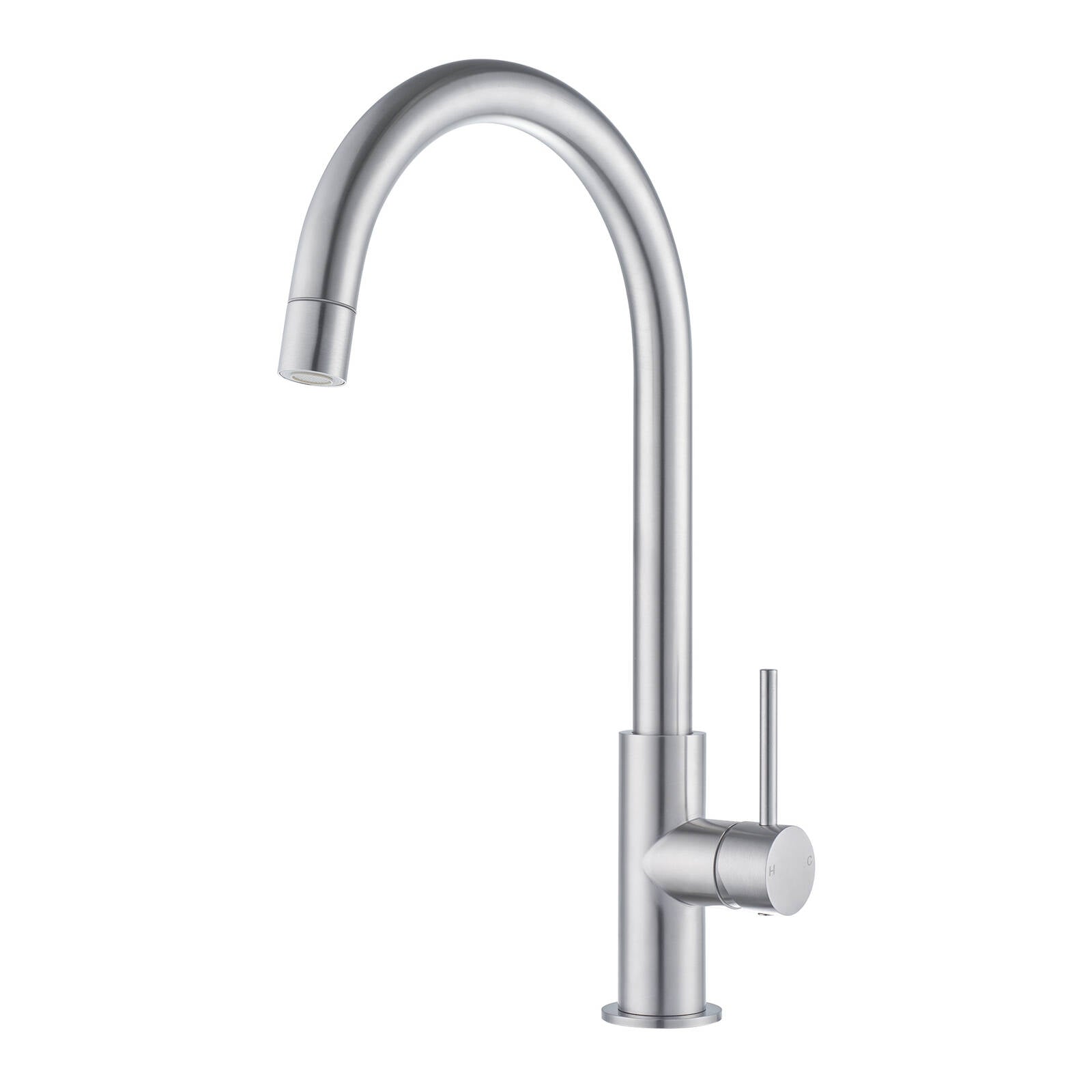Mondella Resonance 25mm Stainless Steel Side Lever Dual Function Sink Mixer - 5 Star WELS, 6L/min