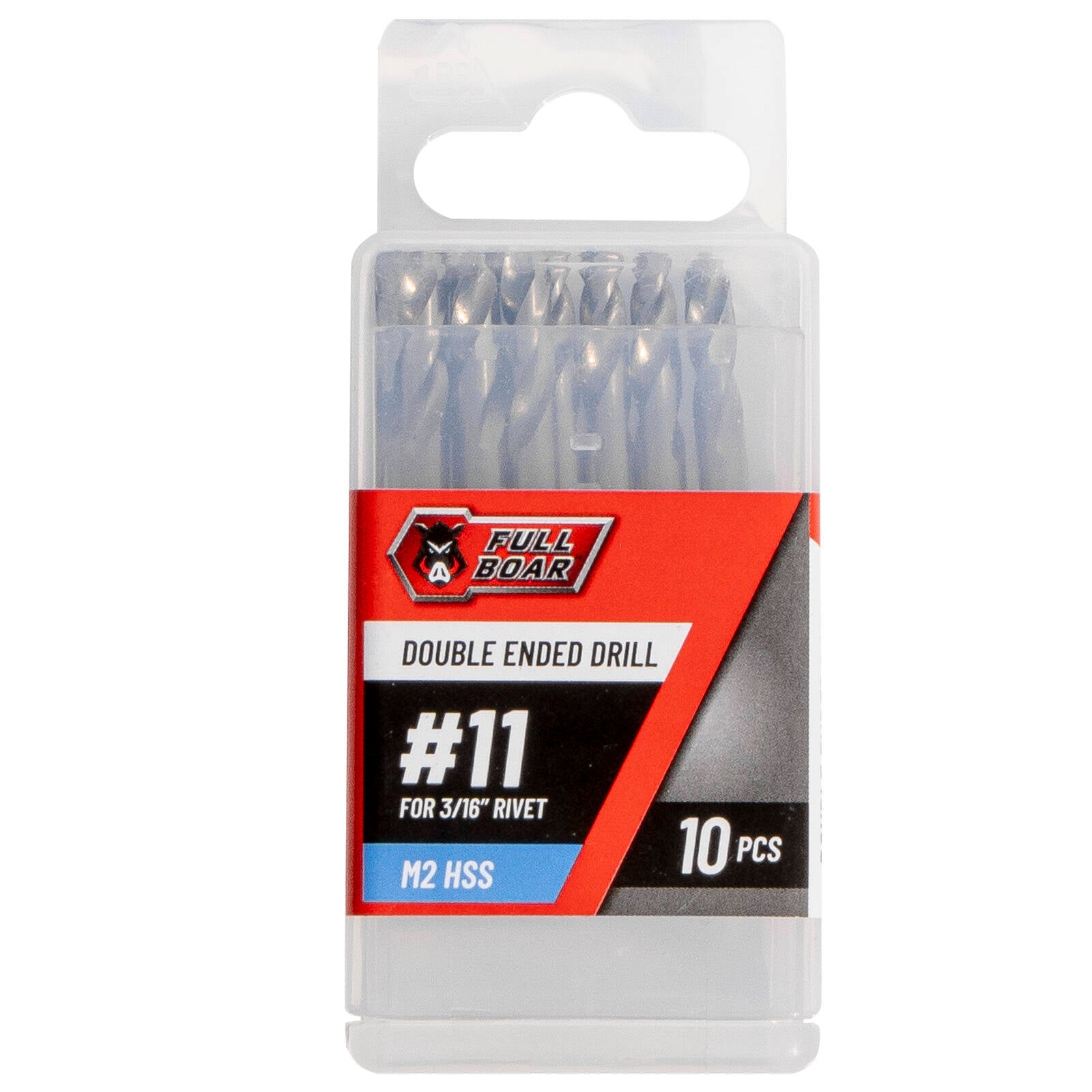 Full Boar No.11 M2 HSS Double Ended Panel Drill Bit 10 Pack FM2P10-11DE