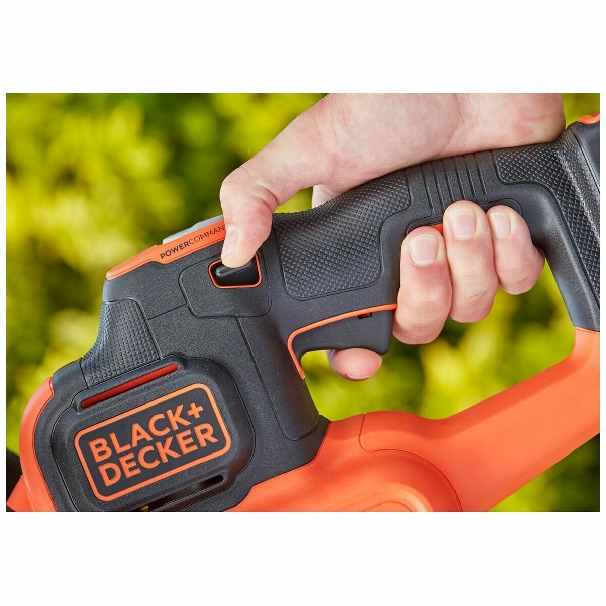 Black & Decker 36V 55cm Cordless Hedge Trimmer - 22mm Blade Gap, 2.5Ah Battery - BCHTS3625L1-XE