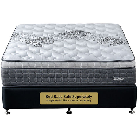 A.H. Beard Domino Amsterdam Medium Queen Mattress - Conforma Coil 5 Zone - Gel Memory Foam - DOAMSMMQUE
