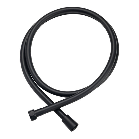 Mondella 1500mm Matte Black PVC Shower Hose Connection