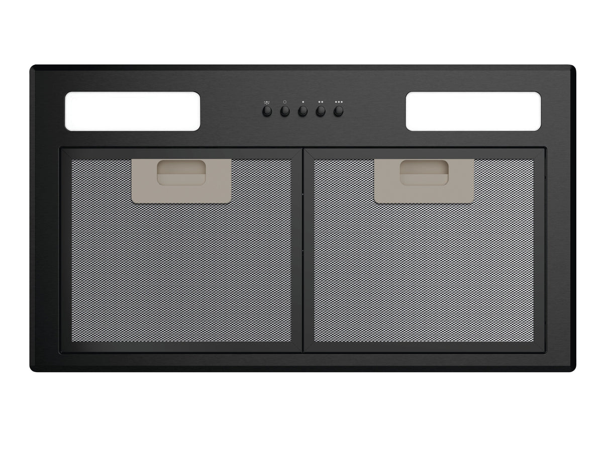 Haier 60cm 500 Series Integrated Insert Undermount Rangehood - Black - 780m³/h - LED Lighting - HPH60ILB2