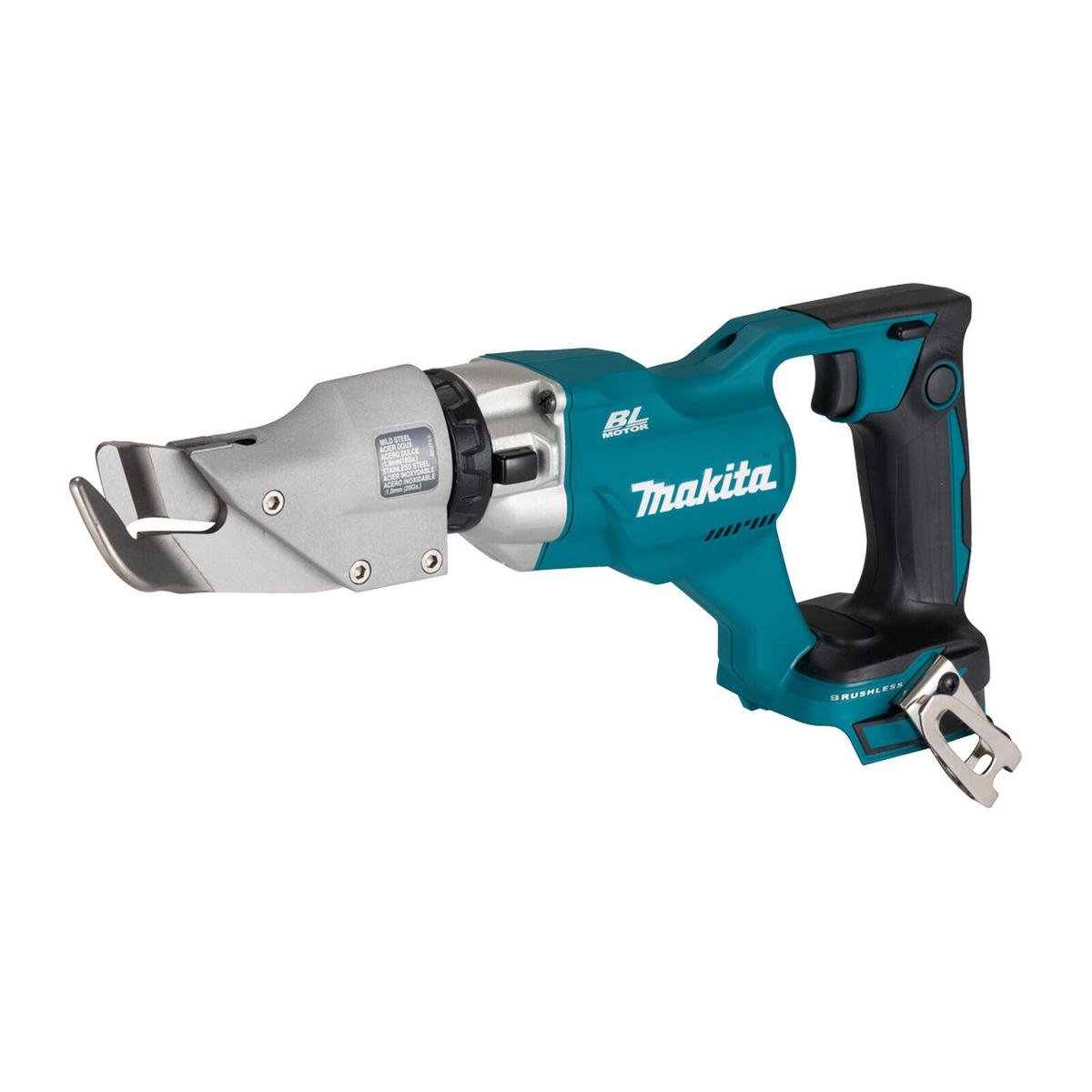 Makita 18V LXT Brushless Roofing Shear DJS132Z Skin Only - Cuts Steel to 1.3mm, 360° Head
