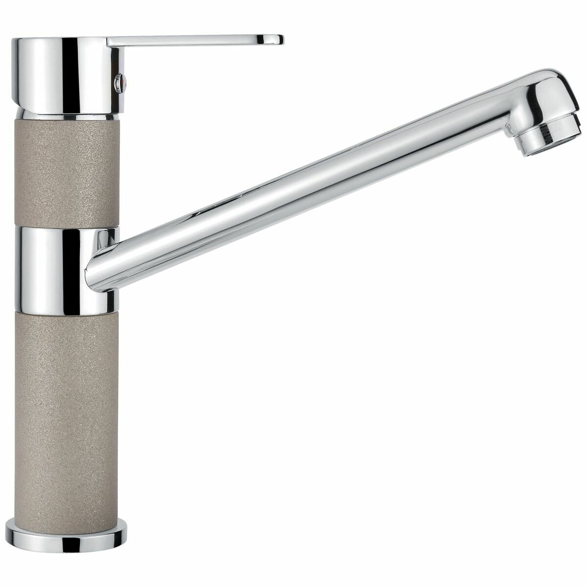 Abey 1 and 3/4 bowl undermount sink pack with left hand drainer and 4 star mixer - Croma - TD200TCR