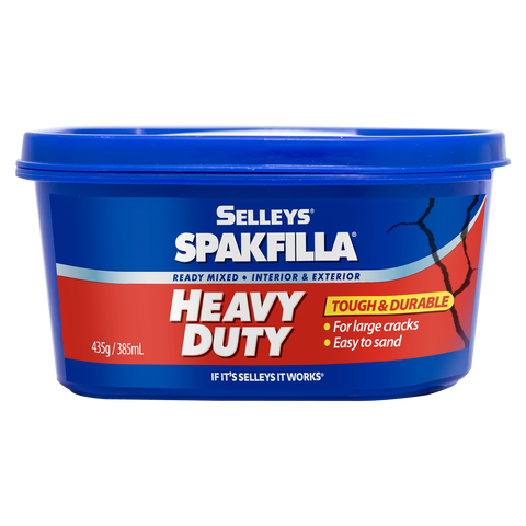 Selleys Spakfilla Heavy Duty Gap Filler Grey 435g - UV Resistant, Sandable Interior & Exterior Filler