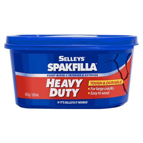 Selleys Spakfilla Heavy Duty Gap Filler Grey 435g - UV Resistant, Sandable Interior & Exterior Filler