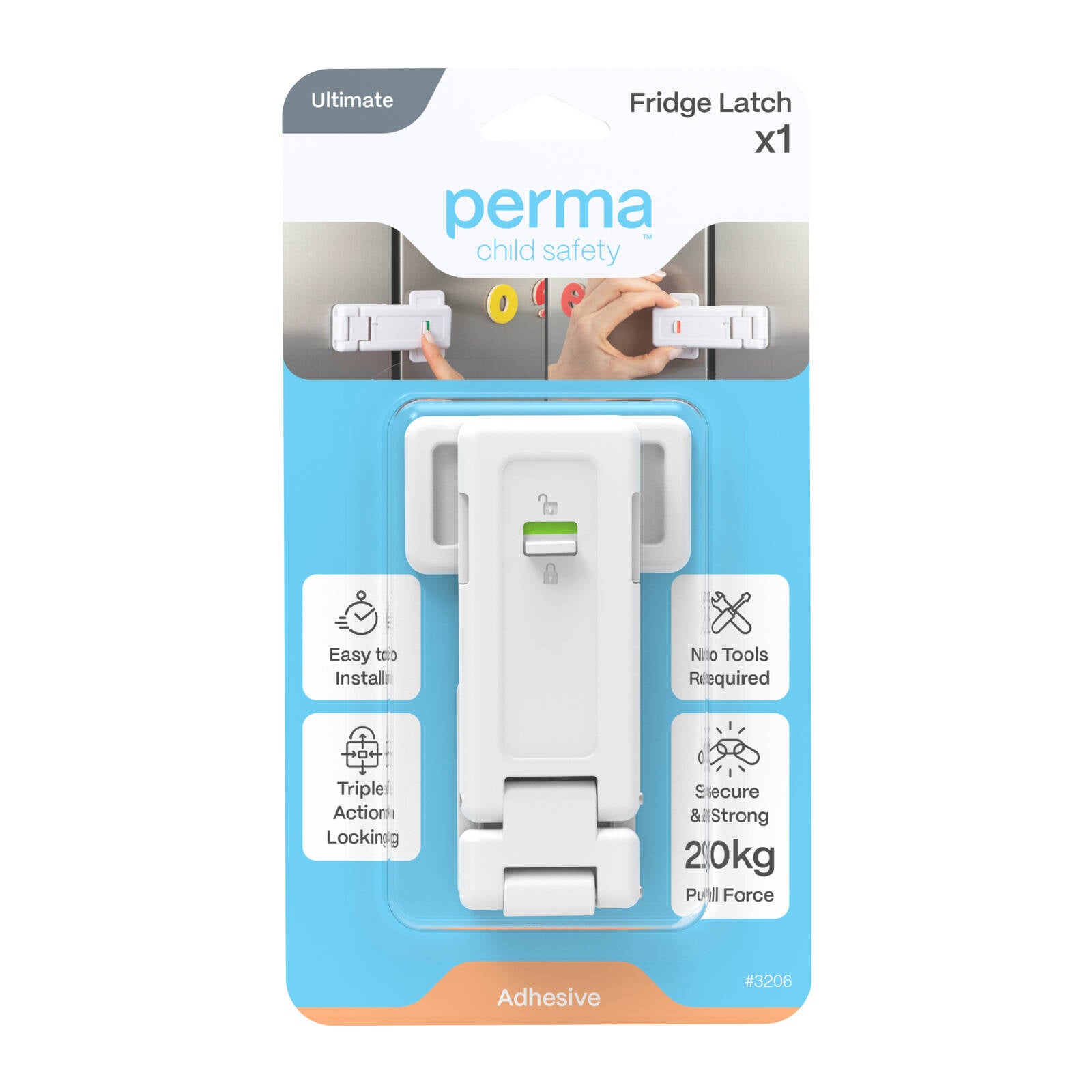 Perma Child Safety Ultimate Fridge and Freezer Latch Adhesive
