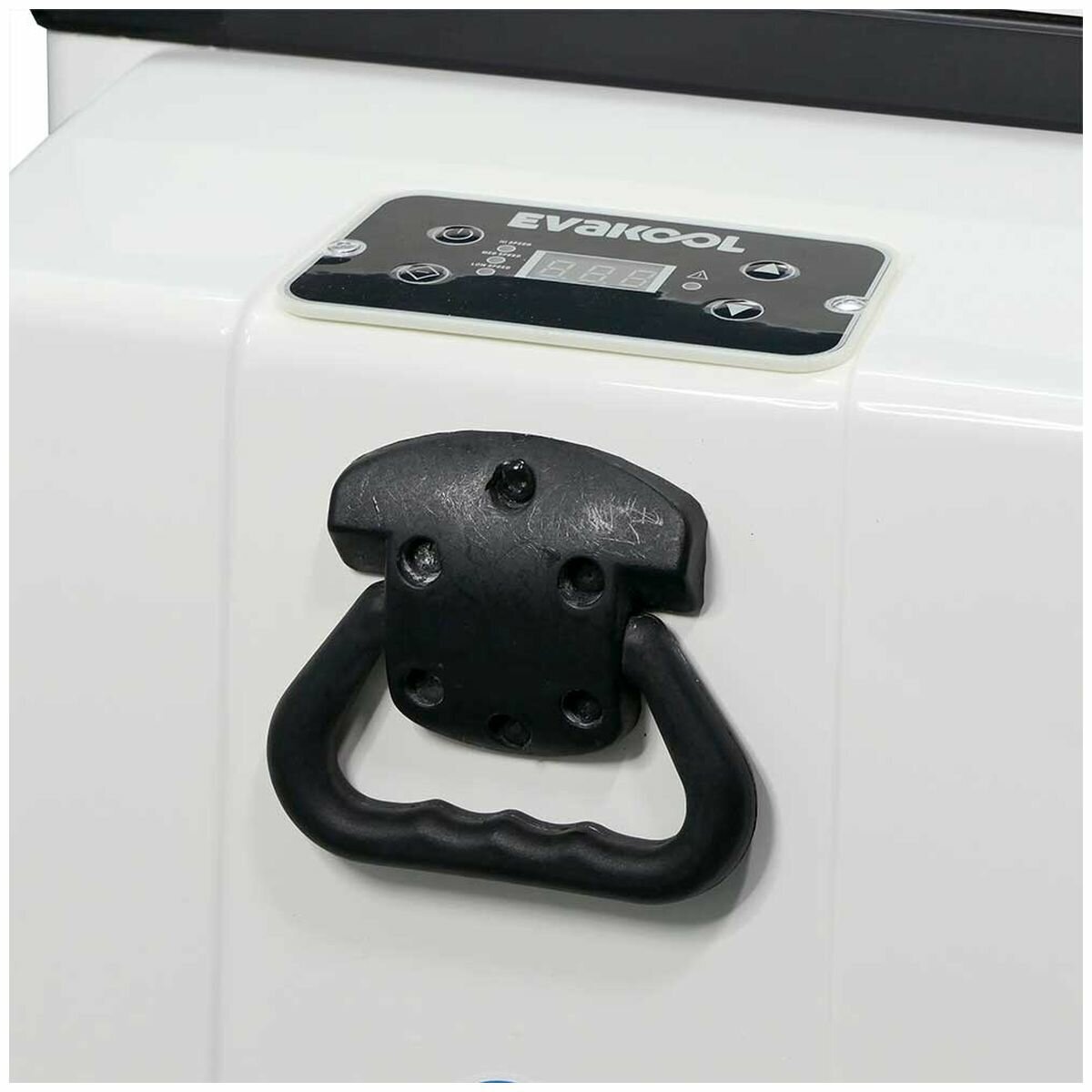 EvaKool 40L fibreglass portable fridge freezer - 12V or 24V DC power - White - RFE40-FF