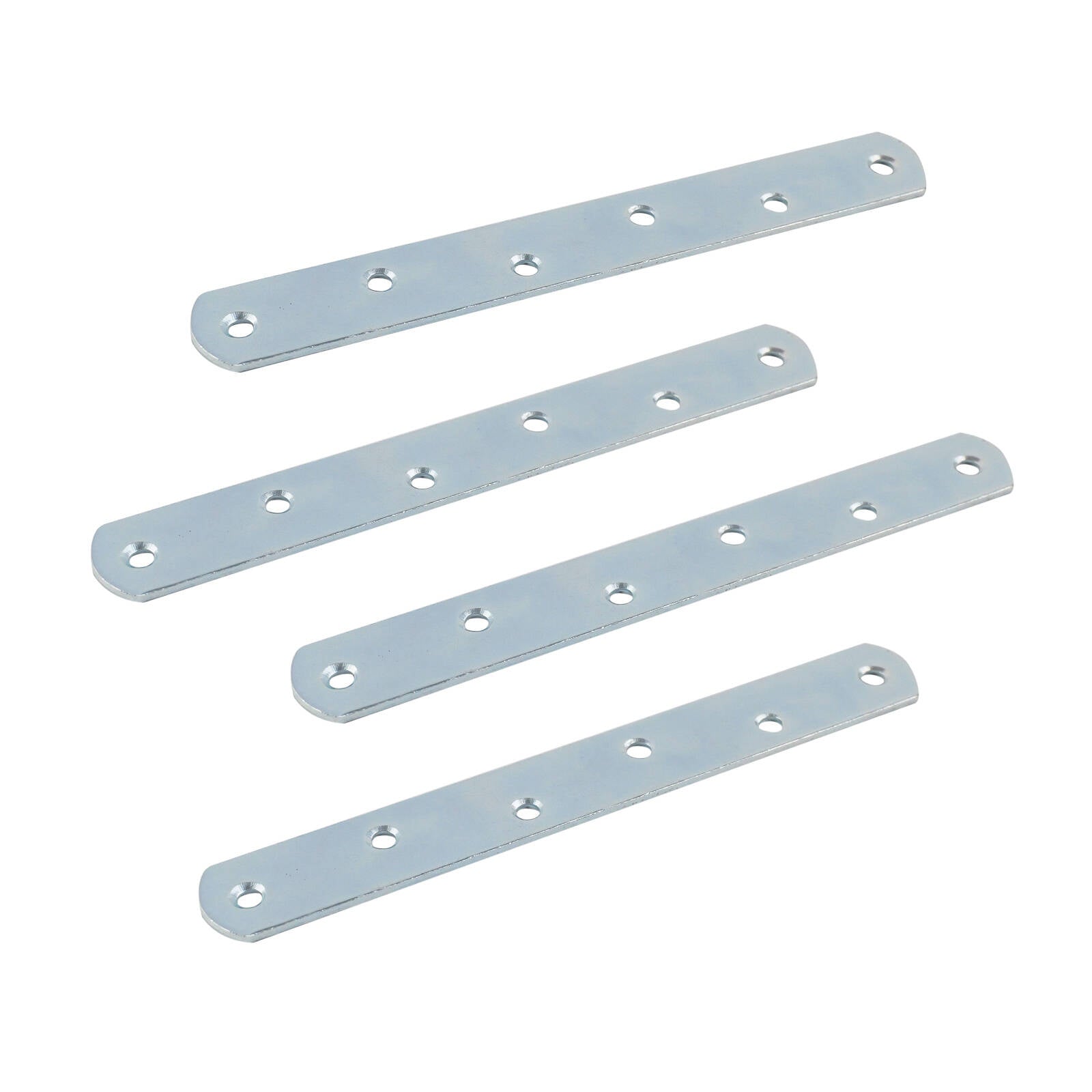 Carinya 157 x 20 x 2mm Zinc Plated Steel Mending Plate - 4 Pack