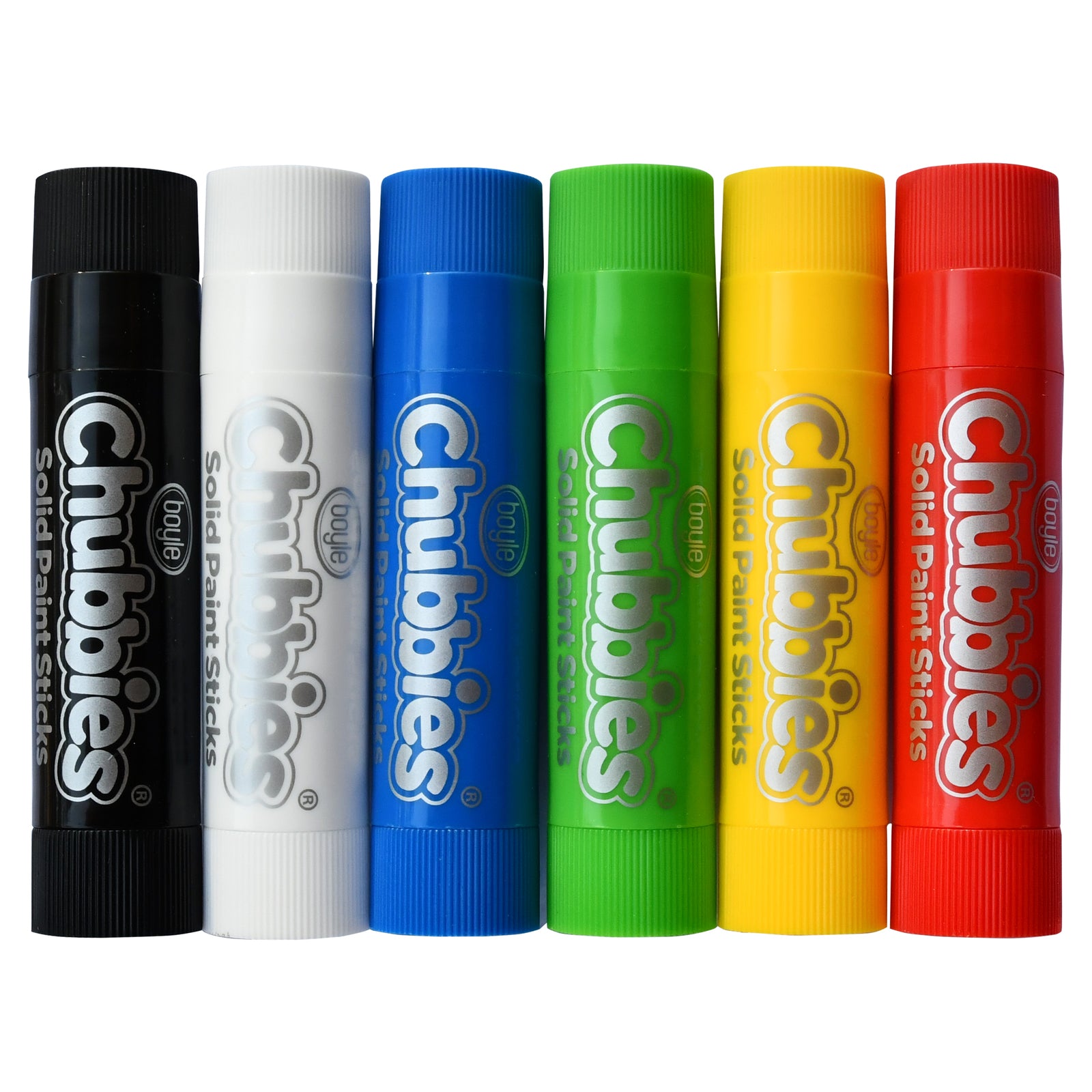 Boyle Classic Colours Chubbies Paint Sticks Indoor 6 Pack