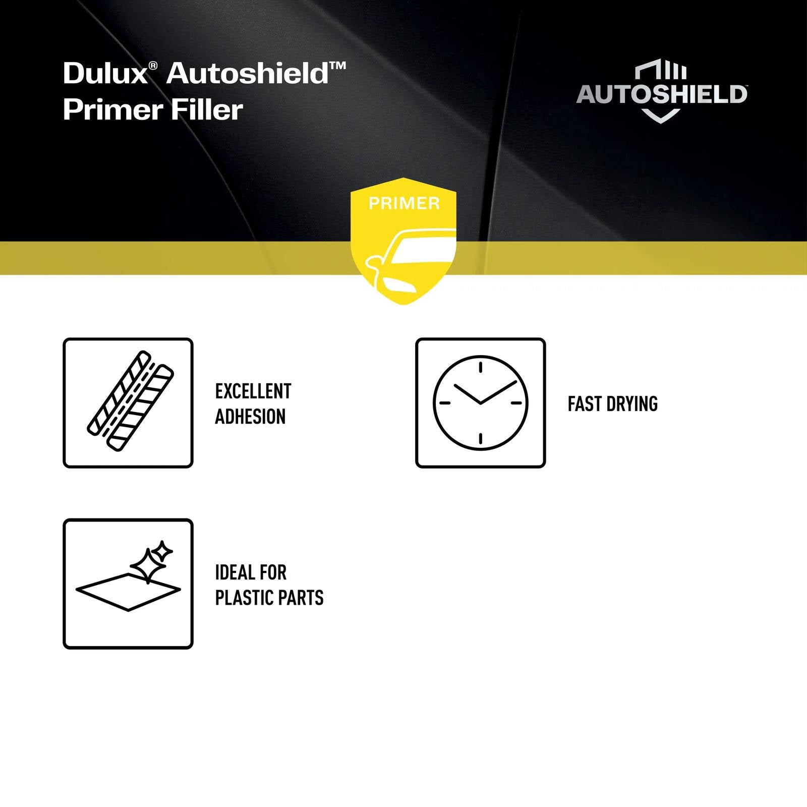 Dulux Autoshield 340g Beige Acrylic Primer Filler Spray Paint