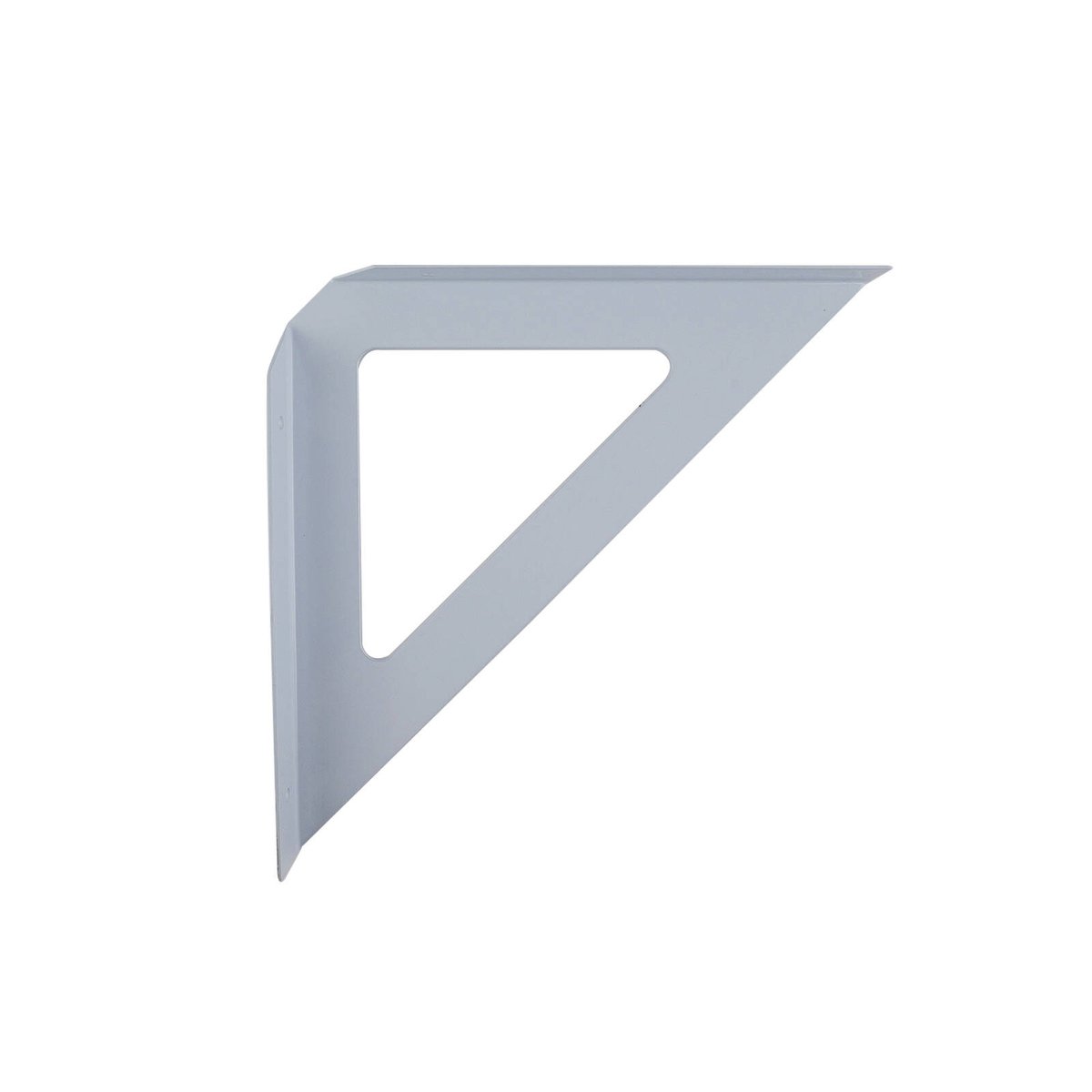 Carinya 240 x 240mm White Powder Coated Steel Triangle Stayed Bracket 100kg