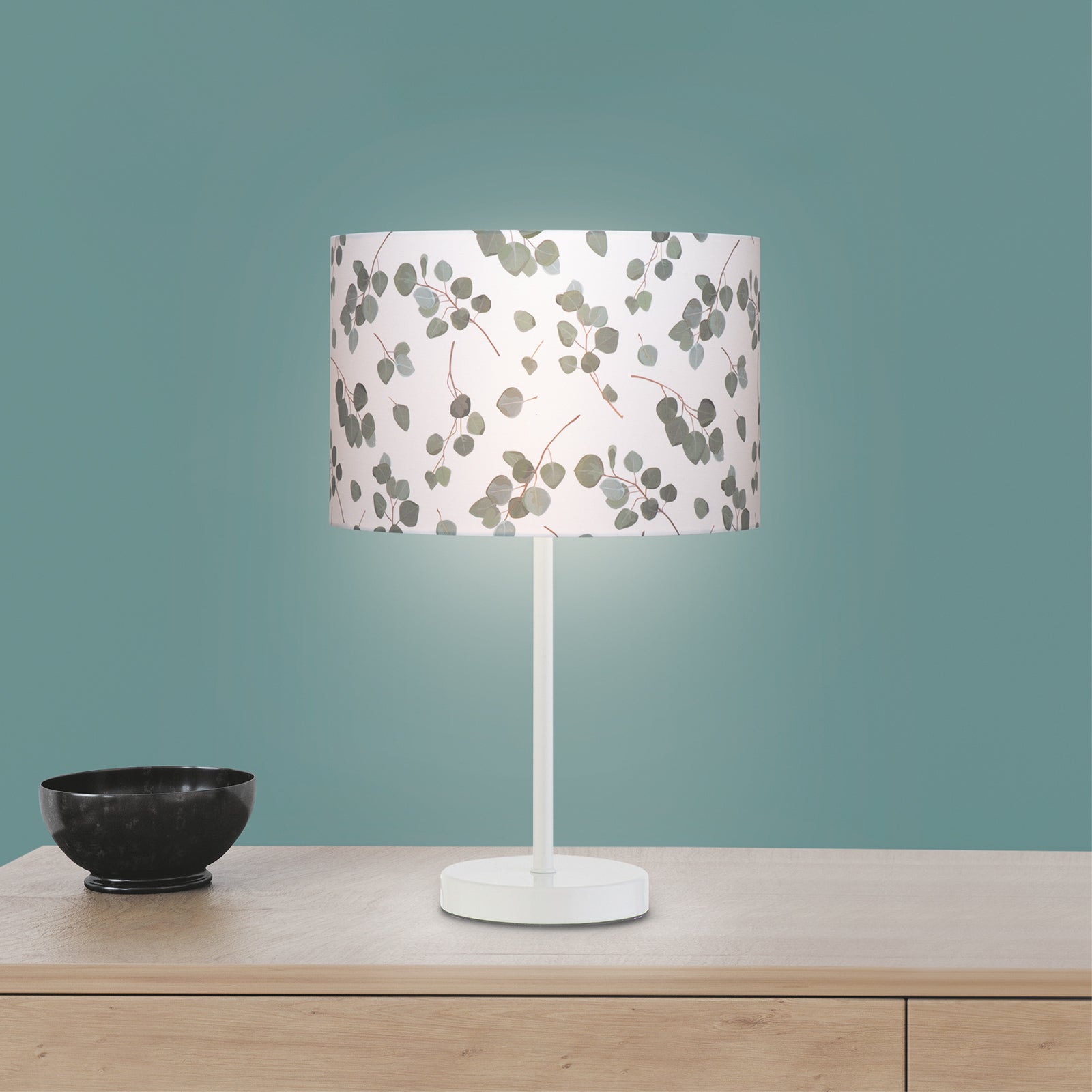 Verve Design Mardin 36cm Lamp Base AM660WE, E14 In-Line Switch, White Metal