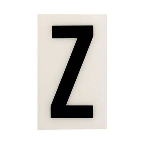 Sandleford 85mm White Self Adhesive House Letter Z Polycarbonate Weather Resistant