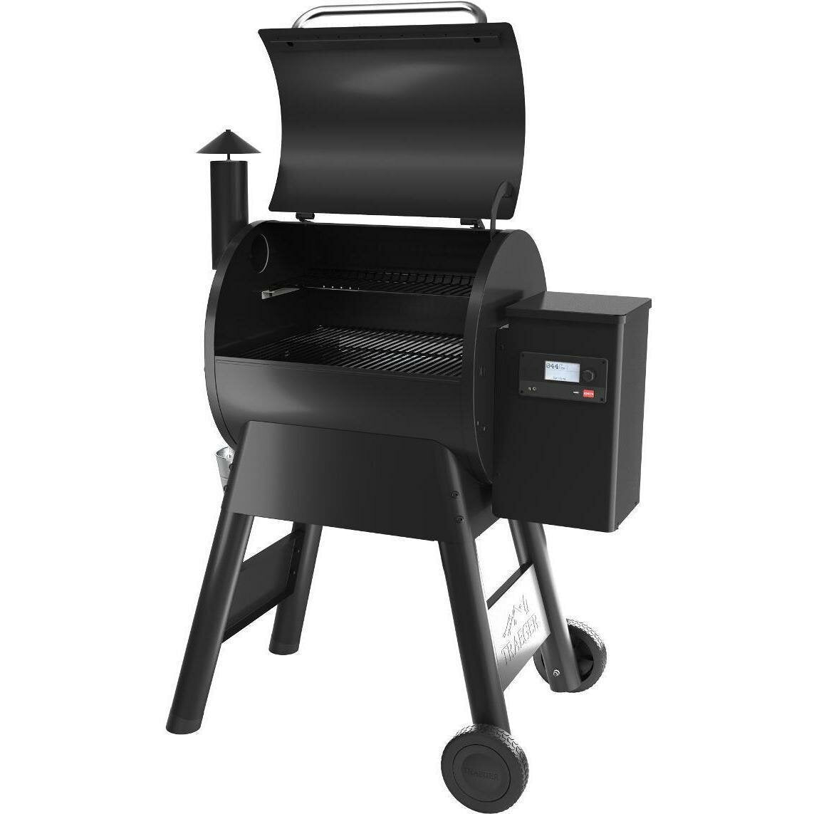 Traeger Pro 575 Wood Pellet Grill - WiFIRE, D2 Direct Drive, Transport Wheels, Black - TFB57GLEC
