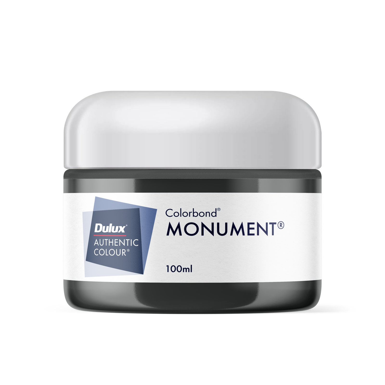 Dulux 100ml Monument Low Sheen Sample Pot