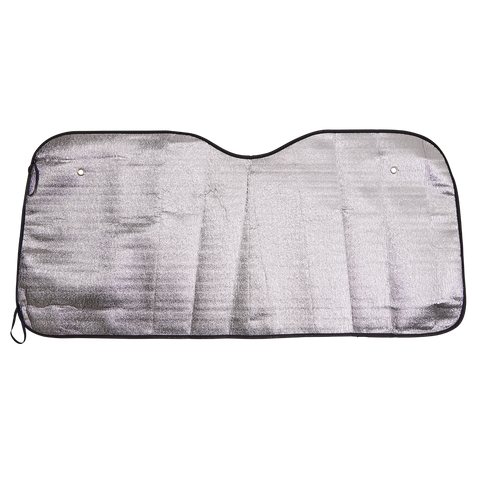 All Set Car Sunshade - Reflective Fabric - 1300mm x 600mm - Silver - SuperSaverAU - view 1