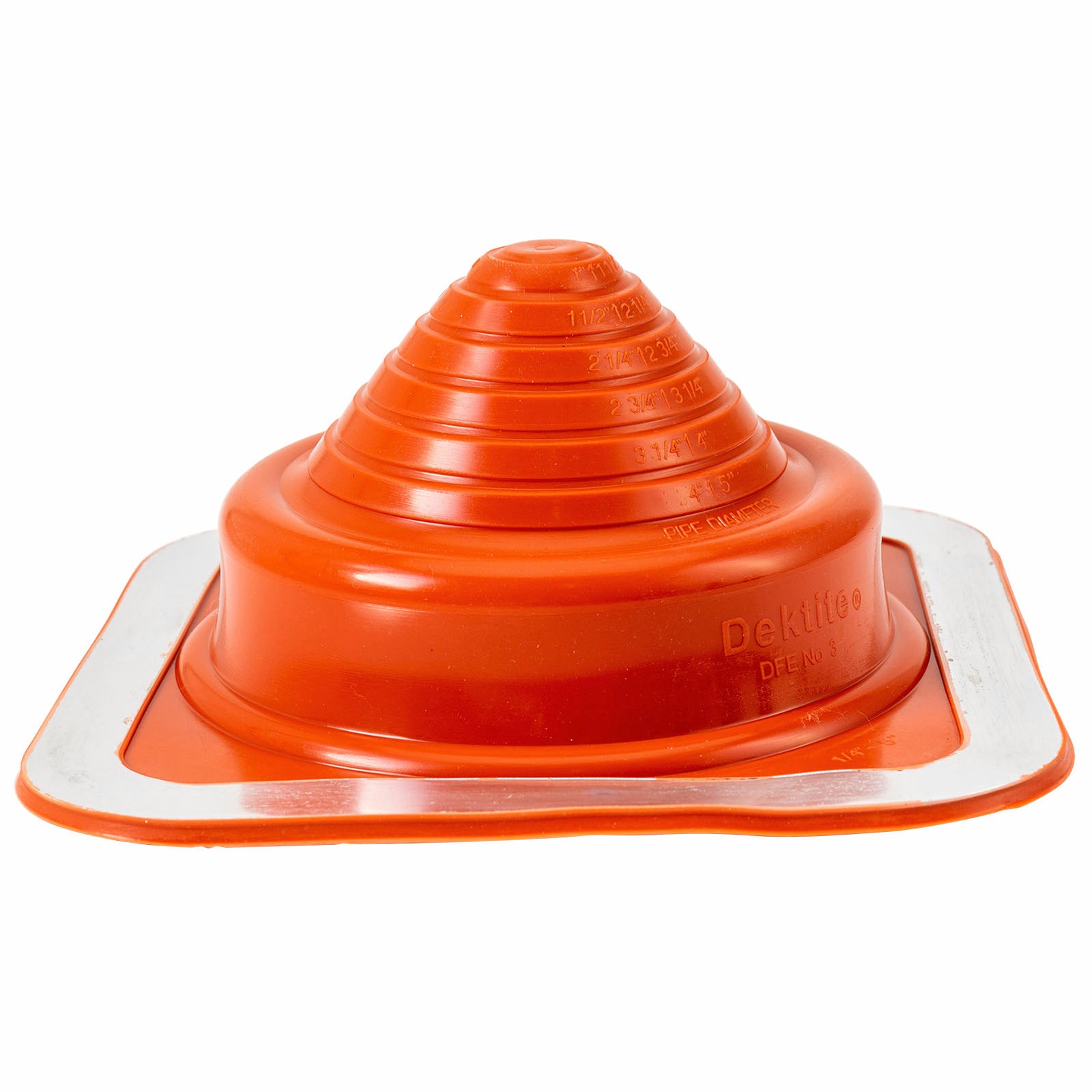 DEKS Dektite 5-127mm Red Silicone Roof Flashing Weather Resistant