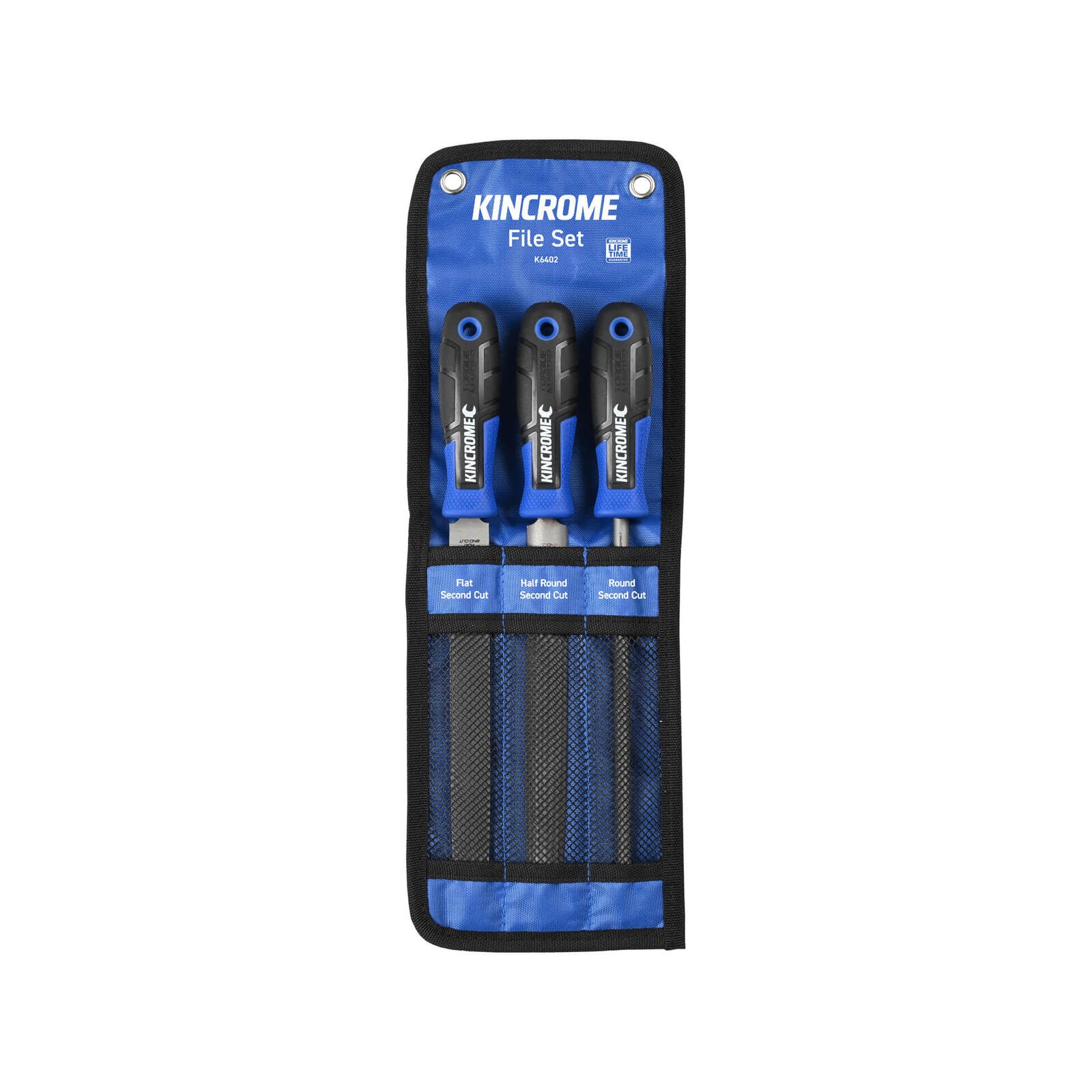 Kincrome 200mm Carbon Steel File Set 3 Piece