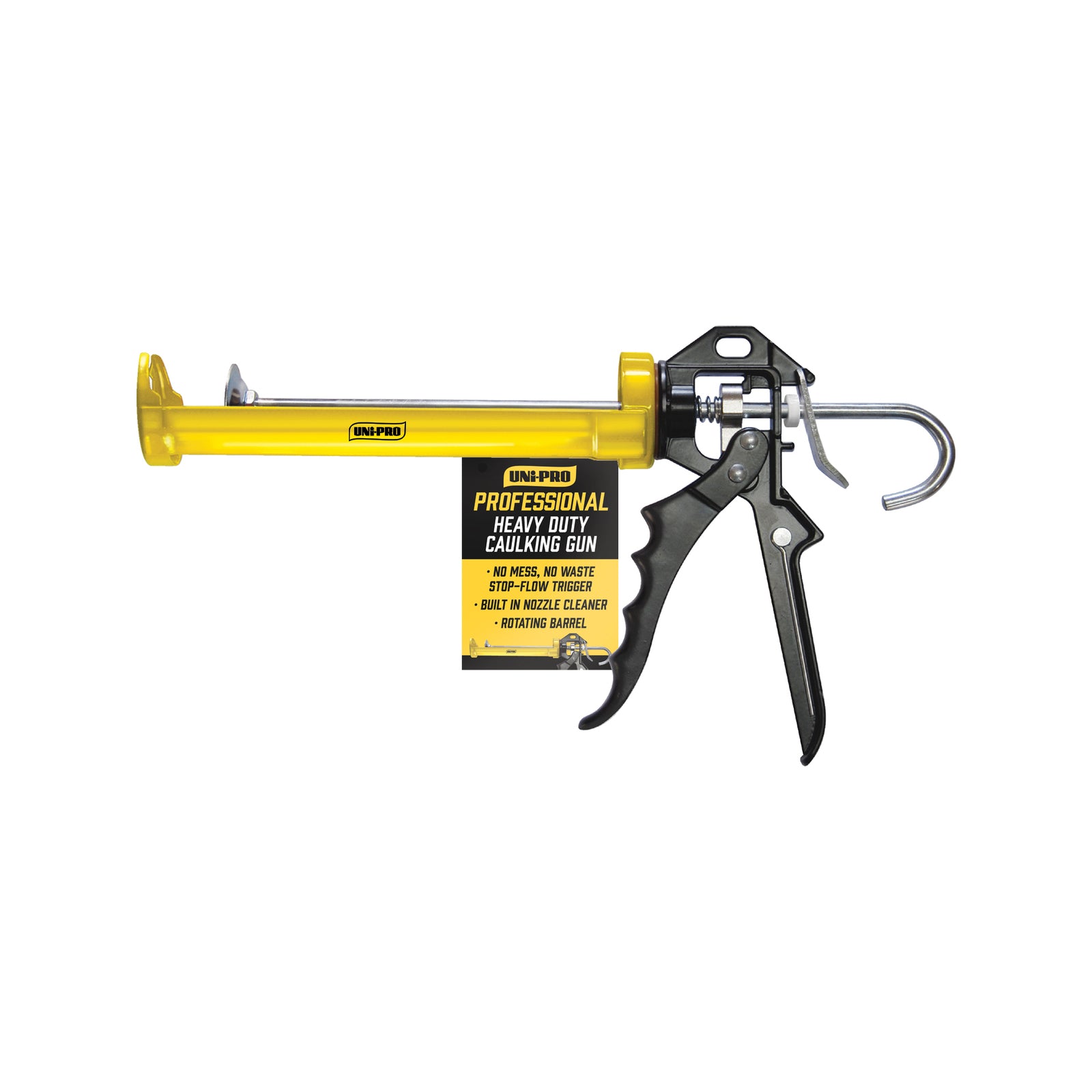 Uni-Pro 350mm Professional No-Drip Heavy Duty Caulking Gun