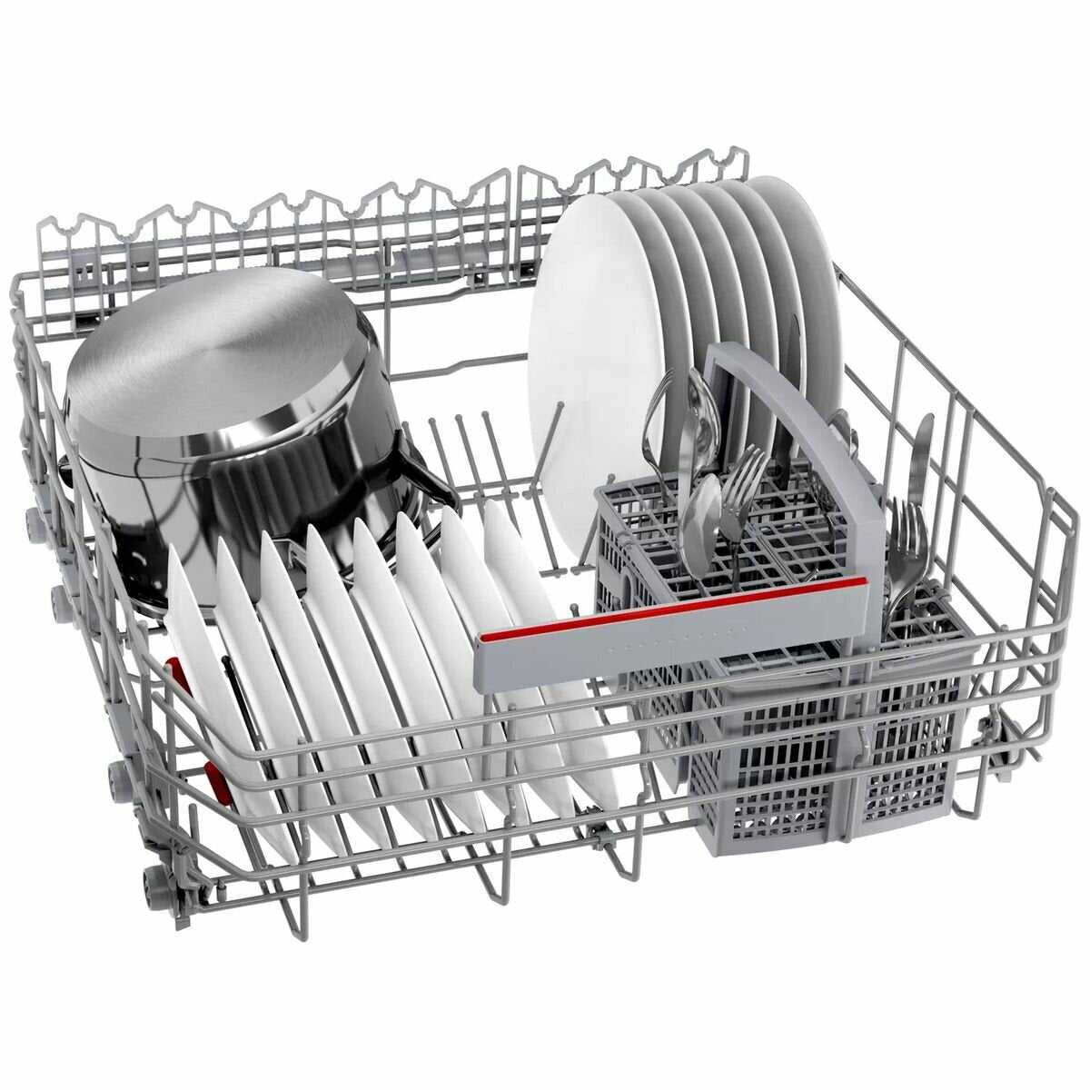 Bosch 60cm Series 6 Semi Integrated Dishwasher - 15 Place Settings - Home Connect - SMI6HCS01A