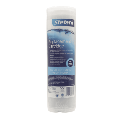 Stefani 20 Micron Anti-Scale Water Softening Resin Filter 2.5" x 10"