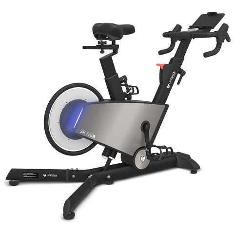 Lifespan Fitness SM-720i Spin Bike - Magnetic Resistance, Incline and Decline, App Compatible - LFEX-SM720I