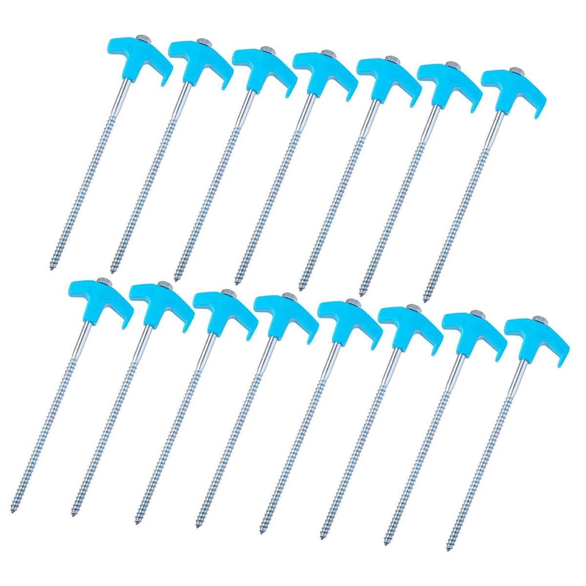 Polytuf 220mm Heavy Duty Screw In Peg - 15 Pack
