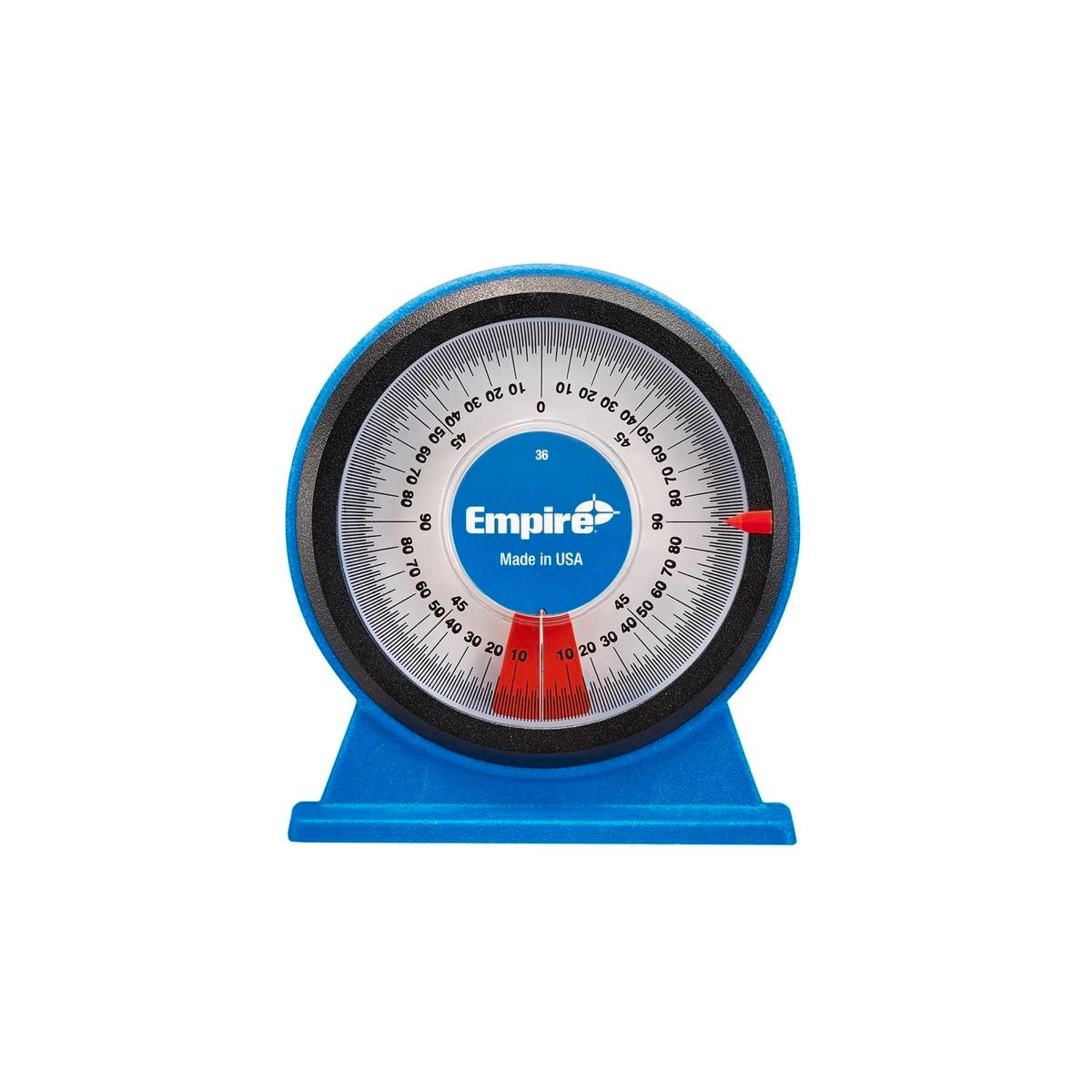 Empire 170mm Angle Meter Level / Protractor, Polycast, Magnetic, Waterproof