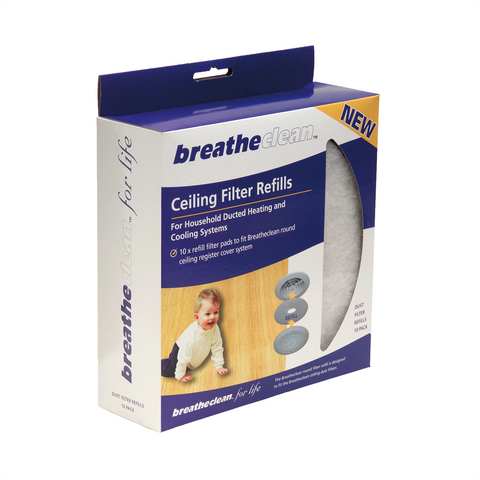 Breatheclean Ceiling Filter Refill, 10 Pack