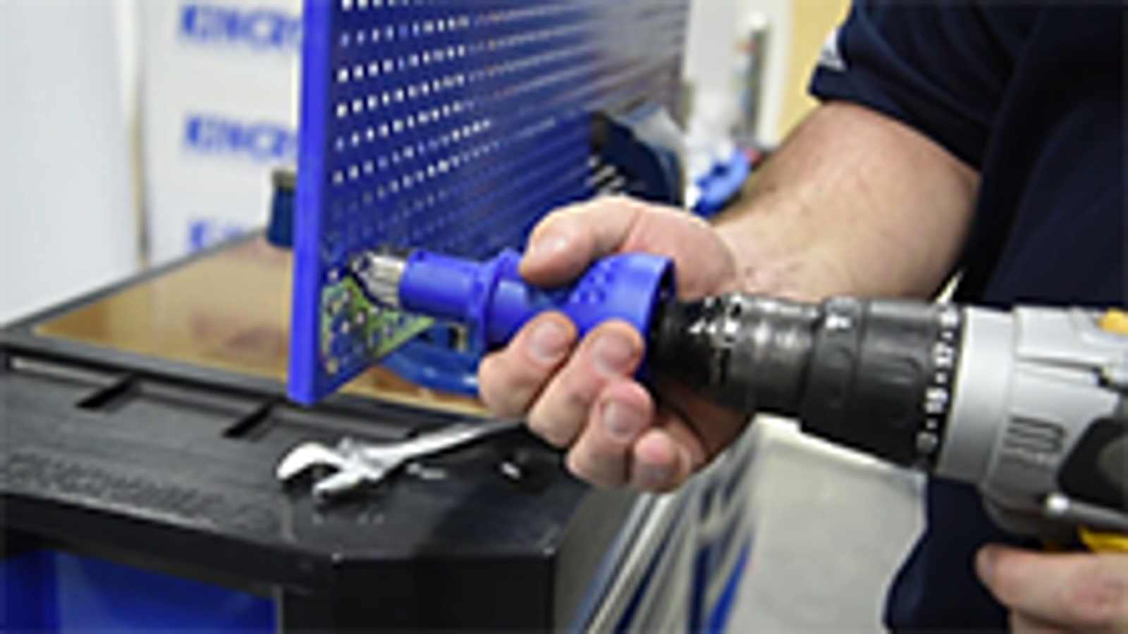 Kincrome EZI RIV-Nut Drill Attachment, Composite PA6-GF33 with Steel Internals, 1/4in Drive