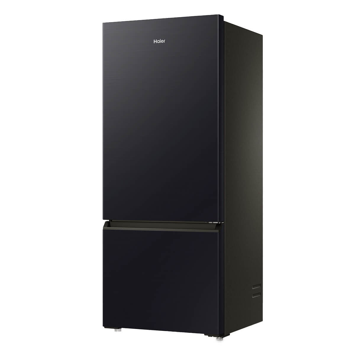 Haier 433L Bottom Mount Fridge - Black, Fingerprint Resistant, 5.5 Star Energy - HRF420BC