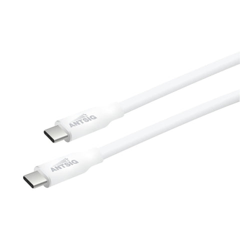 Antsig 1m 240W USB C to USB C Cable - Fast Charging - 40Gbps Data Transfer - White - SuperSaverAU - view 1