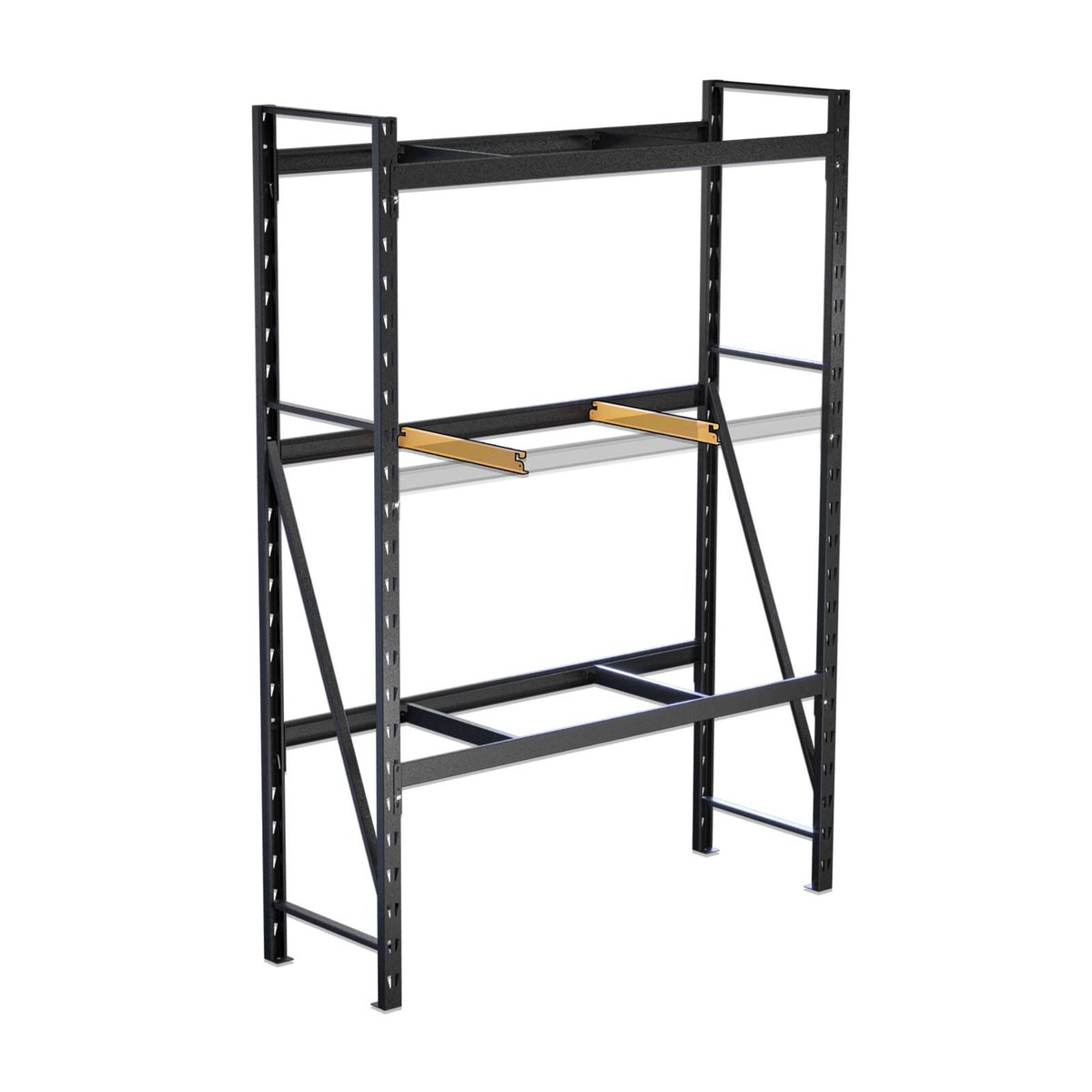 Rack It Shelf Support Brace 420mm Steel 400kg Capacity Black - SuperSaverAU - view 5