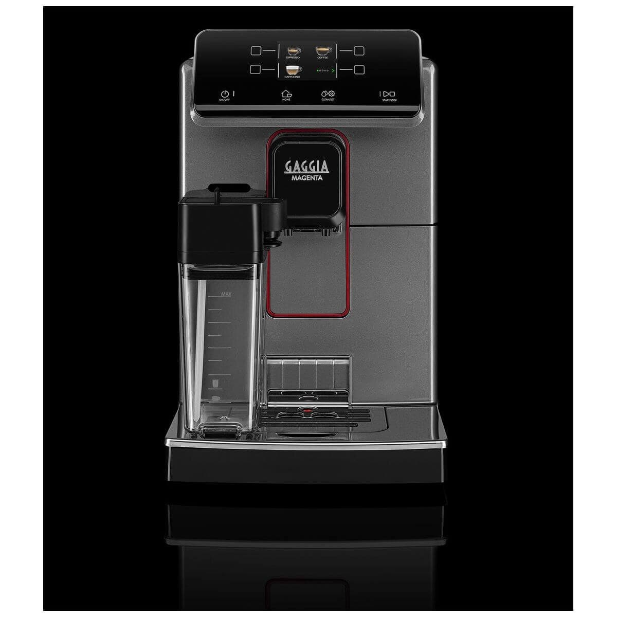 Gaggia Magenta Prestige Automatic Coffee Machine - Integrated Milk Carafe, Glazed Grey - EG6603-90