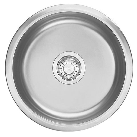 Franke Rambla single bowl topmount sink 22L - 18/10 stainless steel, sound deadening pads - LUX610