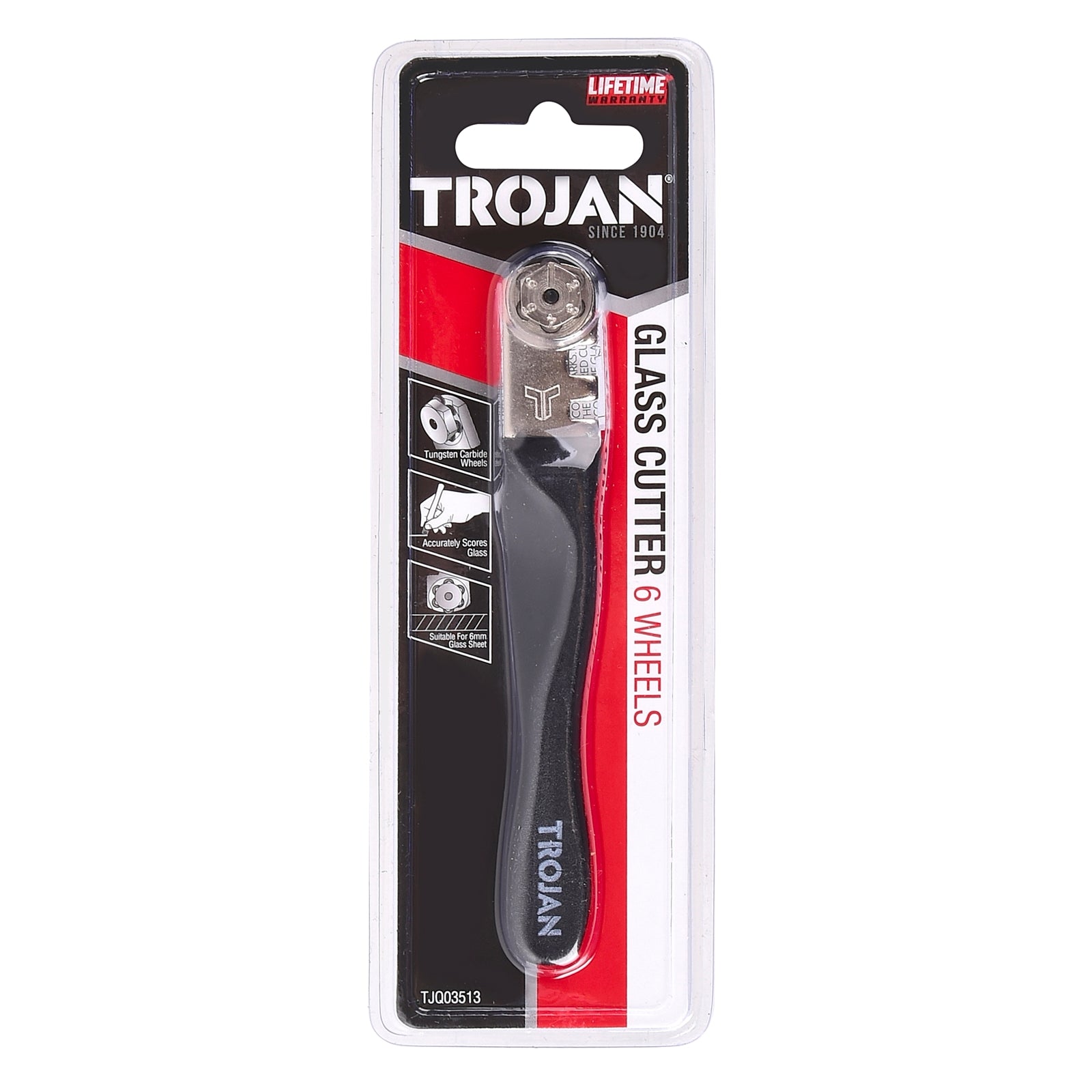 Trojan 6 Wheel Glass Cutter