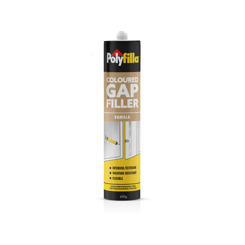 Poly 450g Vanilla Acrylic Coloured Caulk Gap Filler Indoor Outdoor