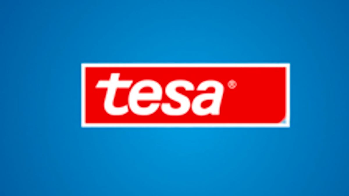 tesa Loxx 700mm Self-Adhesive Chromed Metal Double Bath Towel Rail