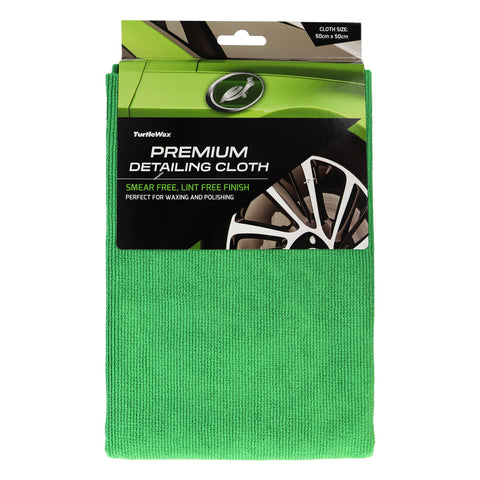 Turtle Wax 50 x 50cm Microfibre Premium Detailing Cloth