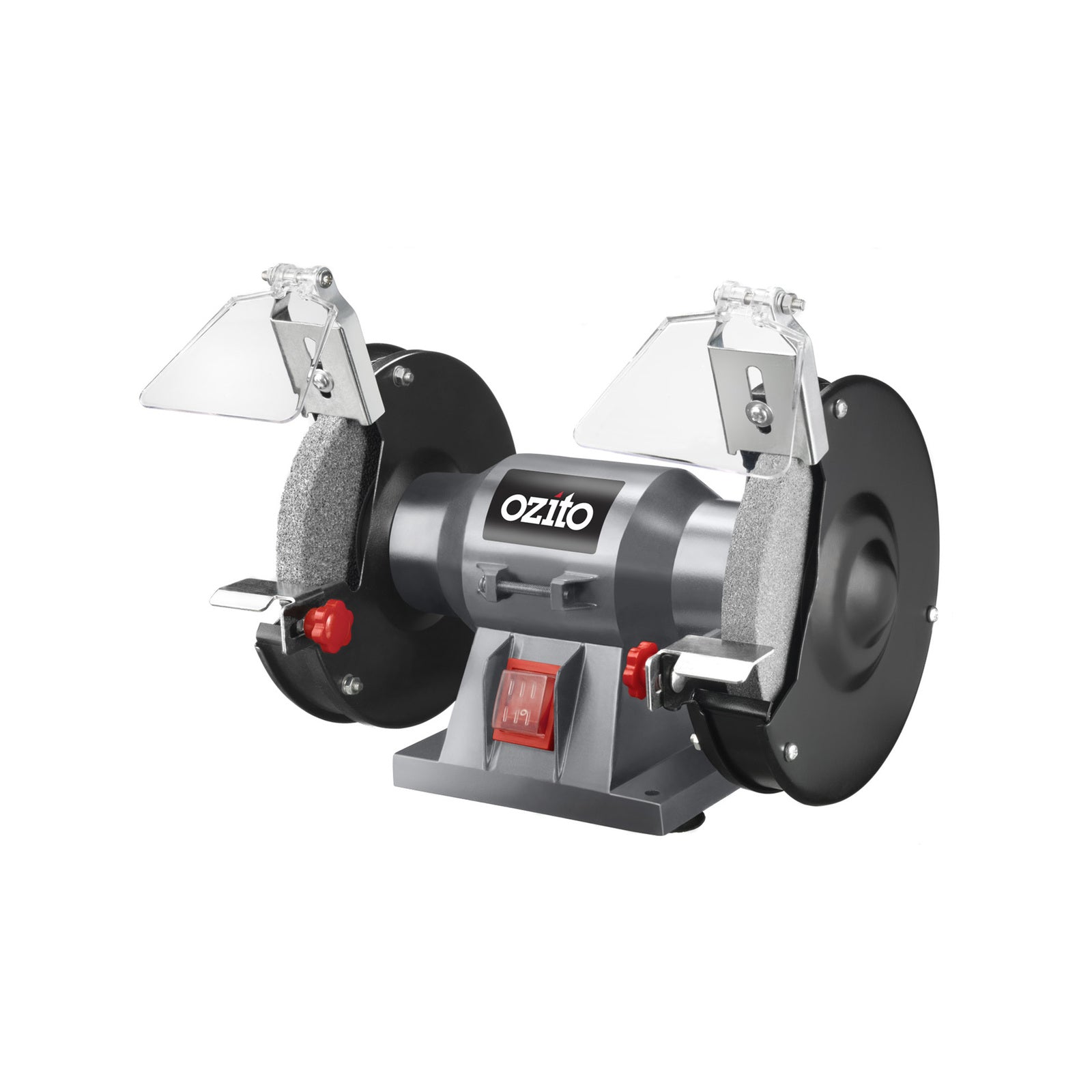 Ozito 150W 150mm Bench Grinder OZBG150WA - 2950rpm with Grinding Wheel & Eye Shields