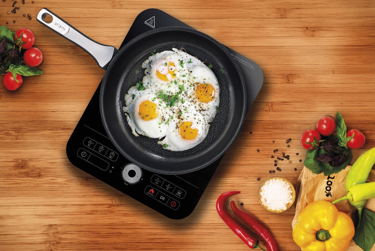 Tefal Express portable induction cooktop - 6 cooking functions, Boost mode, 10 heating levels - IH720860