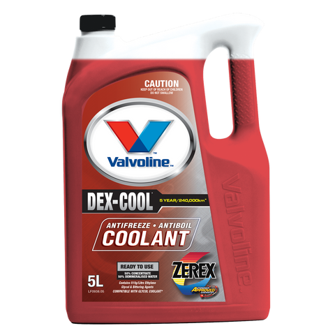 Valvoline 5L Zerex Dex Cool Coolant - GM Approved - Corrosion Protection - SuperSaverAU - view 1