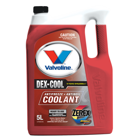Valvoline Zerex Dex-Cool Coolant Ready To Use 5L
