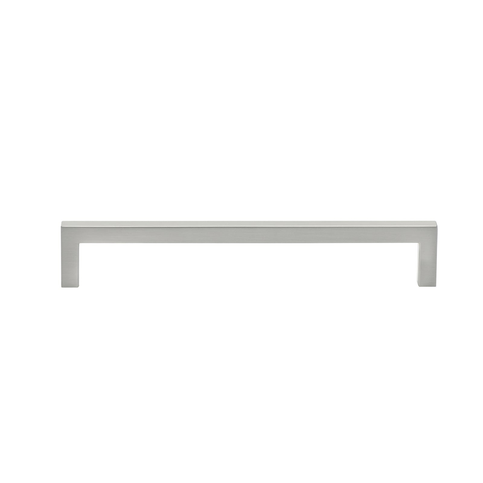 Prestige 192mm Brushed Nickel Square Bar Handle - Zinc Alloy, Cabinet & Drawer