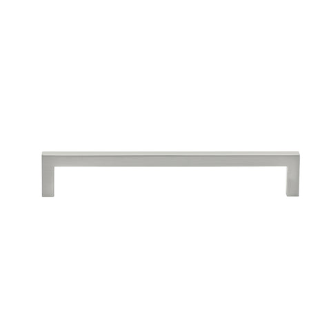 Prestige 192mm Brushed Nickel Square Bar Handle - Zinc Alloy, Cabinet & Drawer