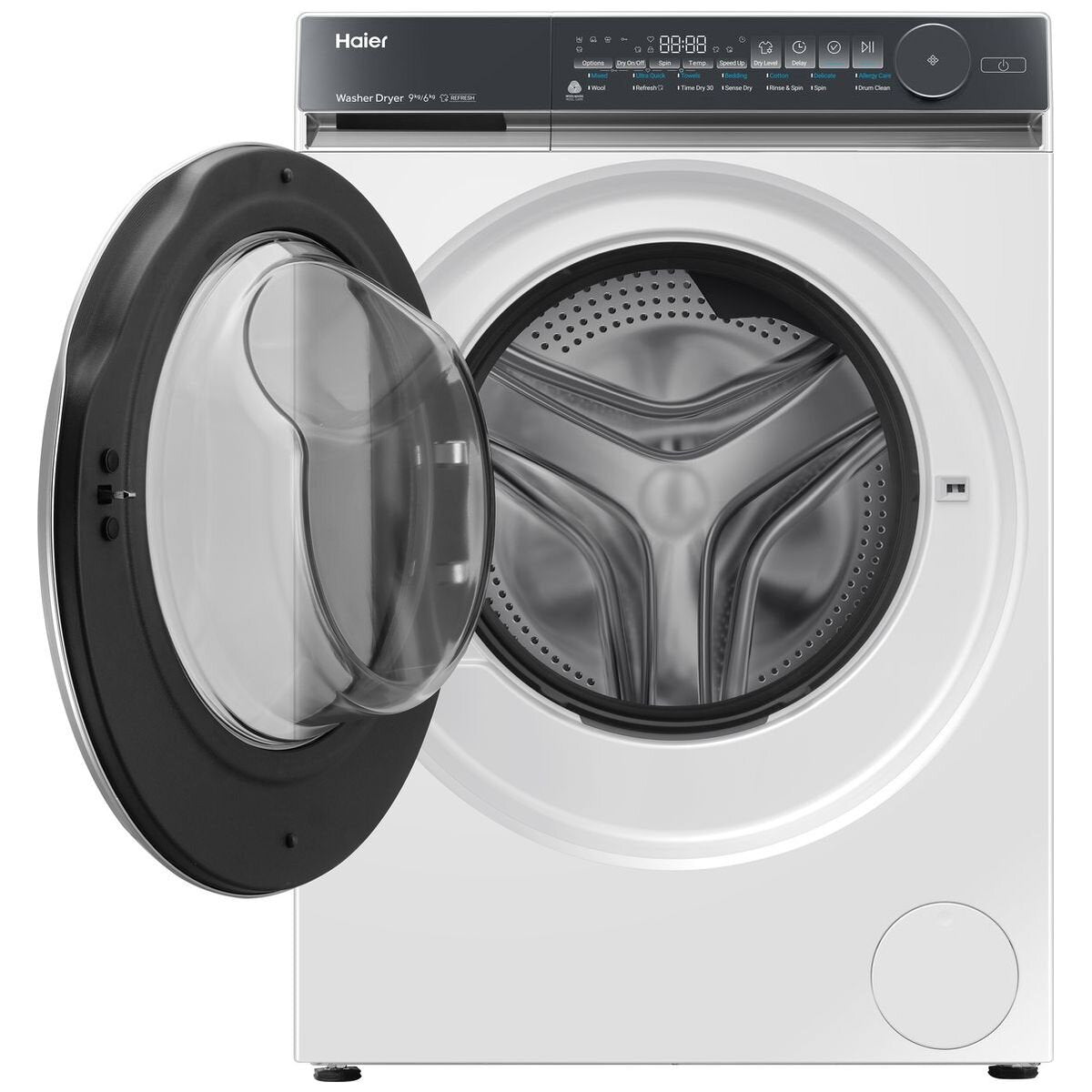 Haier 9kg + 6kg Series 500 Front Load Washer Dryer Combo - Steam Refresh - White - HWD9060MW1