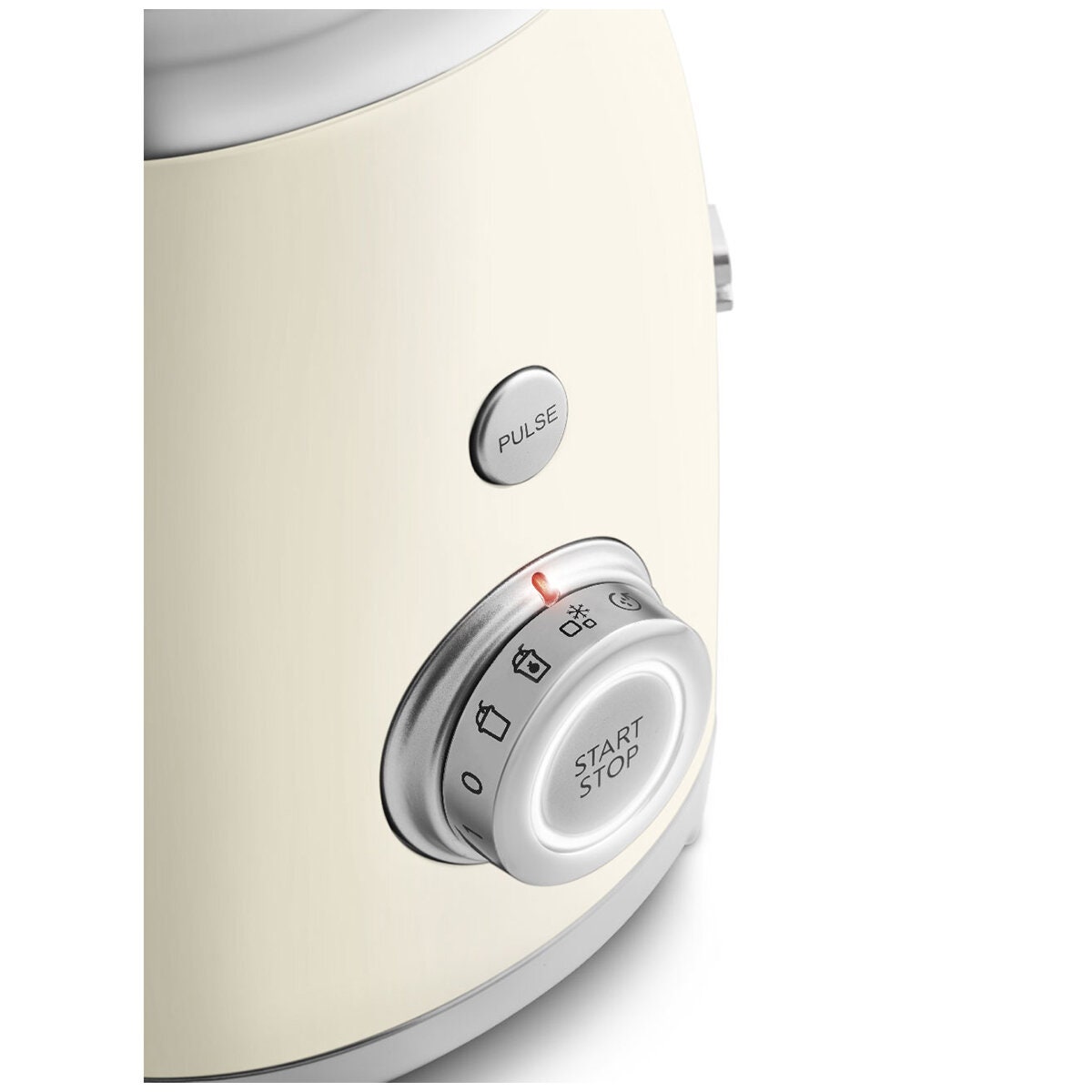 Smeg 50s Style Retro Bench Blender 1.5L - 800W Smooth Start Motor, 4 Preset Programs, Cream - BLF03CRAU