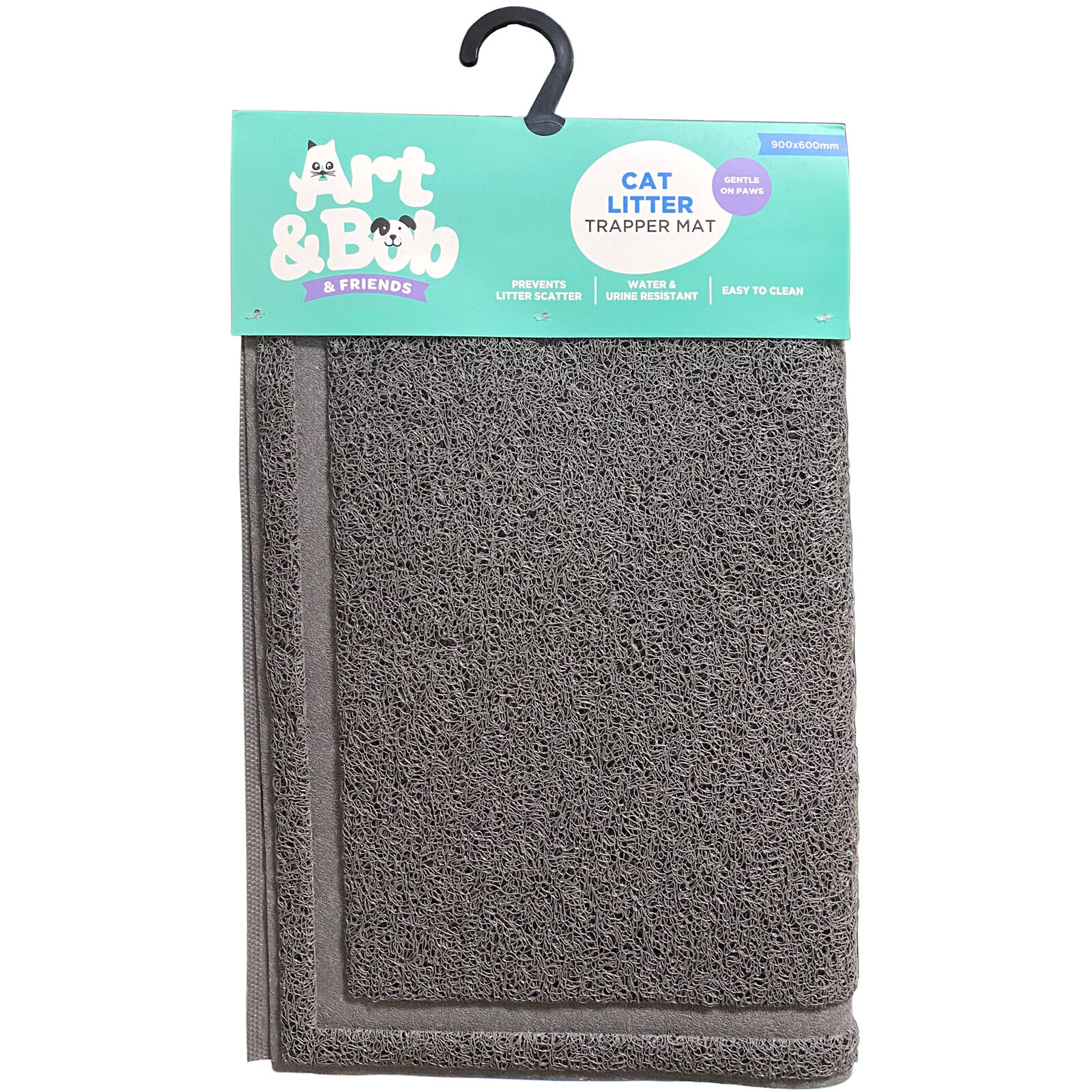 Art and Bob 600 x 900mm PVC Cat Litter Trapper Mat
